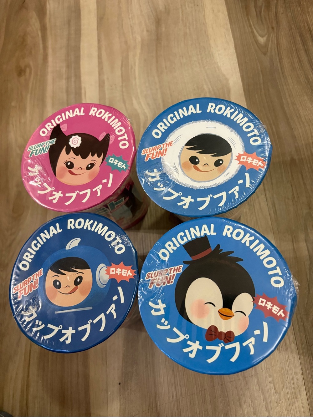 Set of 4 Sealed Original Rokimoto 4” Collectible Figurines